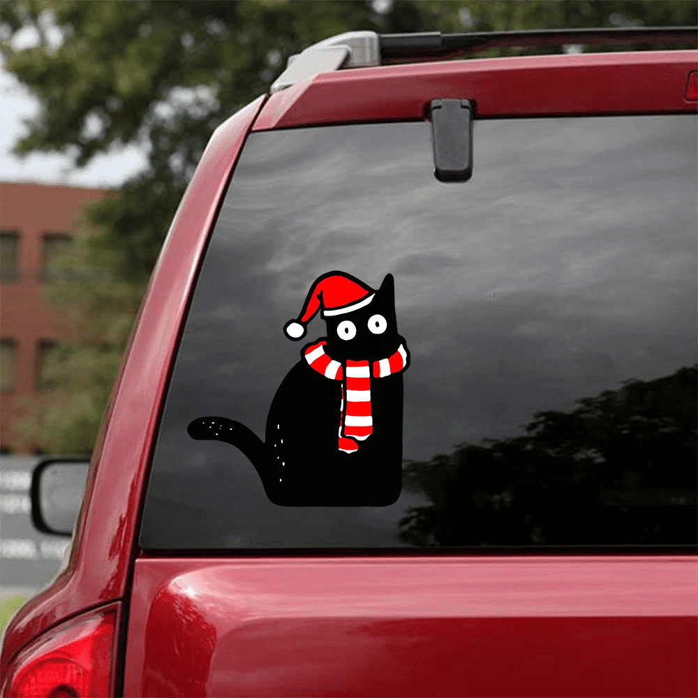 Funny Black Cats Decor Decal, Car Sticker For Window & Bumper