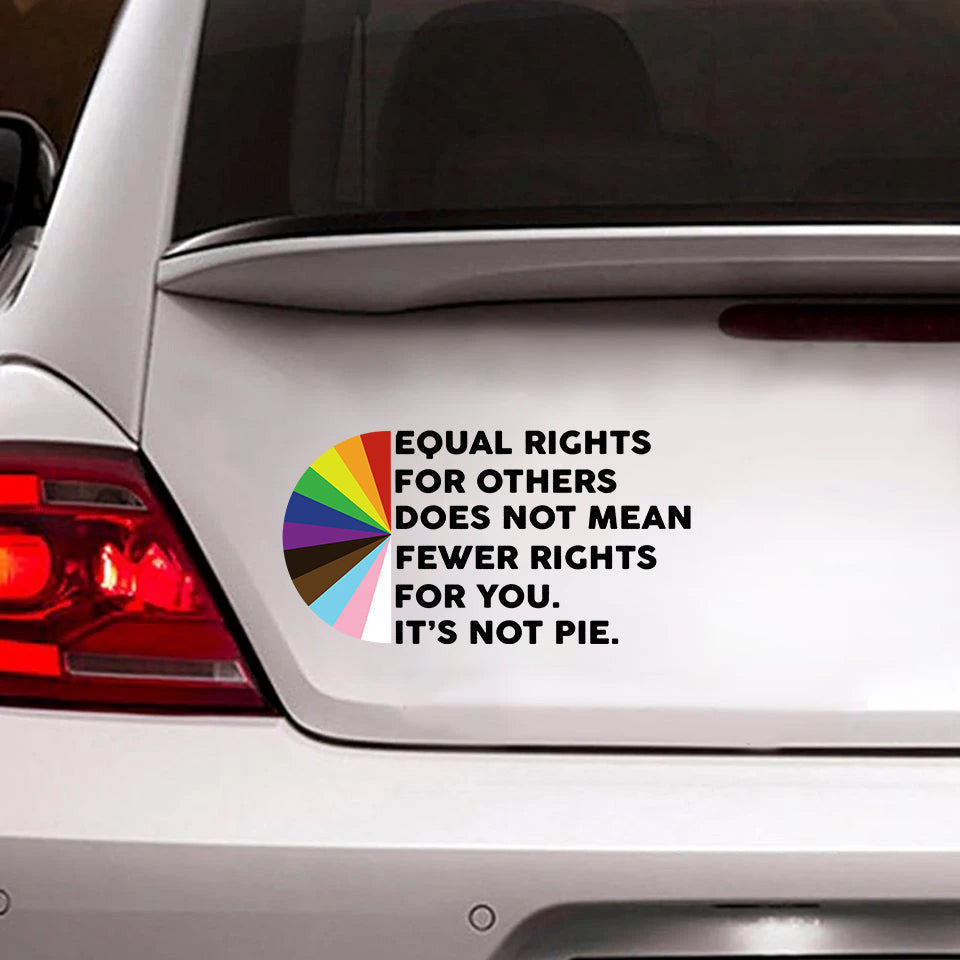 Lgbt Decal, Car Sticker For Window & Bumper