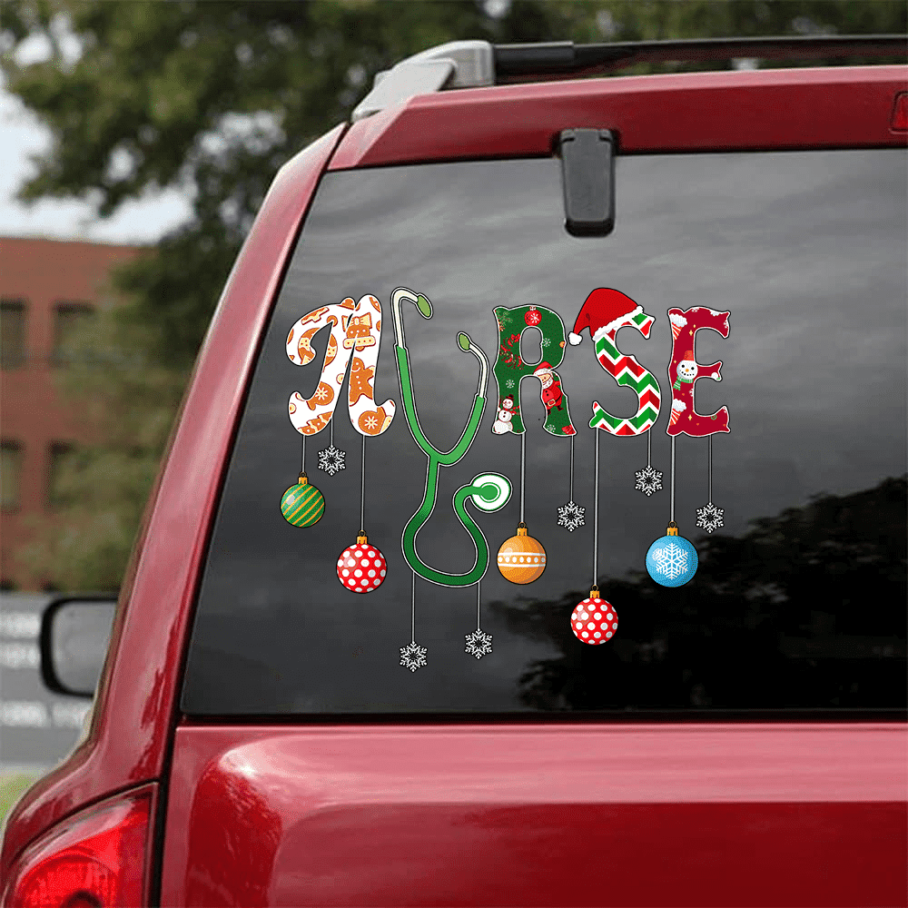 Nurse Sticker, Car Decal For Window & Bumper