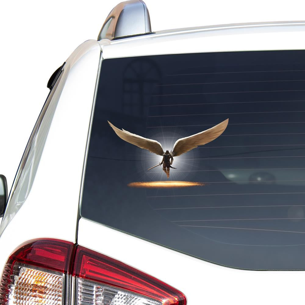 Angel Wings Cute Angel Christian Lovers For Women Car Vinyl Decal Sticker Window Decals, Peel and Stick Wall Decals