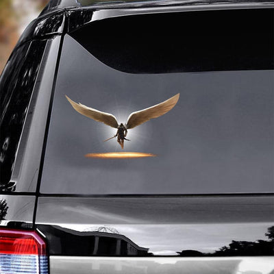 Angel Wings Cute Angel Christian Lovers For Women Car Vinyl Decal Sticker Window Decals, Peel and Stick Wall Decals