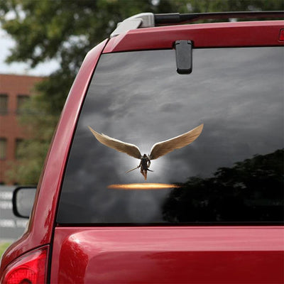 Angel Wings Cute Angel Christian Lovers For Women Car Vinyl Decal Sticker Window Decals, Peel and Stick Wall Decals