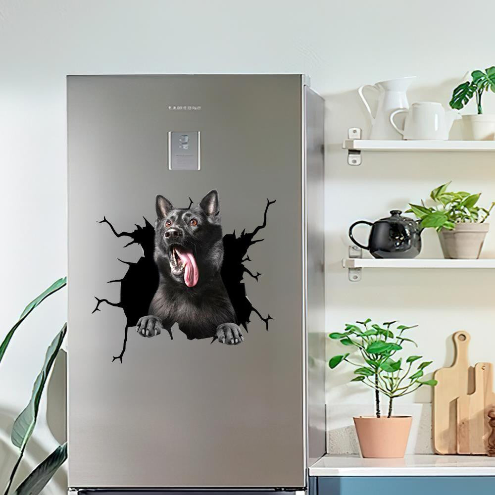 Black German Shepherd Dog Funny For Mom Decal, Car Sticker For Window & Bumper
