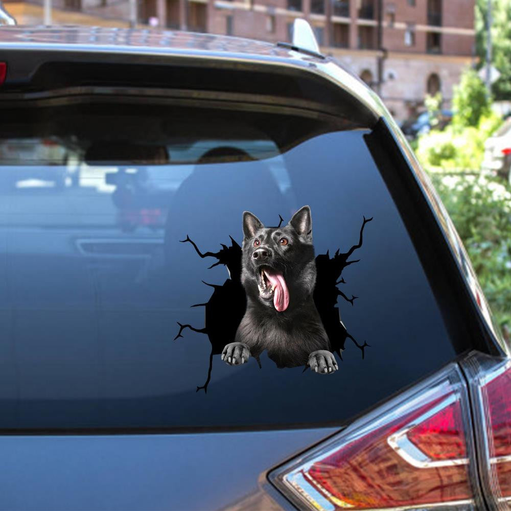 Black German Shepherd Dog Funny For Mom Decal, Car Sticker For Window & Bumper