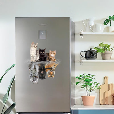 Cats Shade Tigers Animal Car Window Funny Gifs Custom Car Vinyl Car S Gift Tag.Png Car Vinyl Decal Sticker Window Decals, Peel and Stick Wall Decals