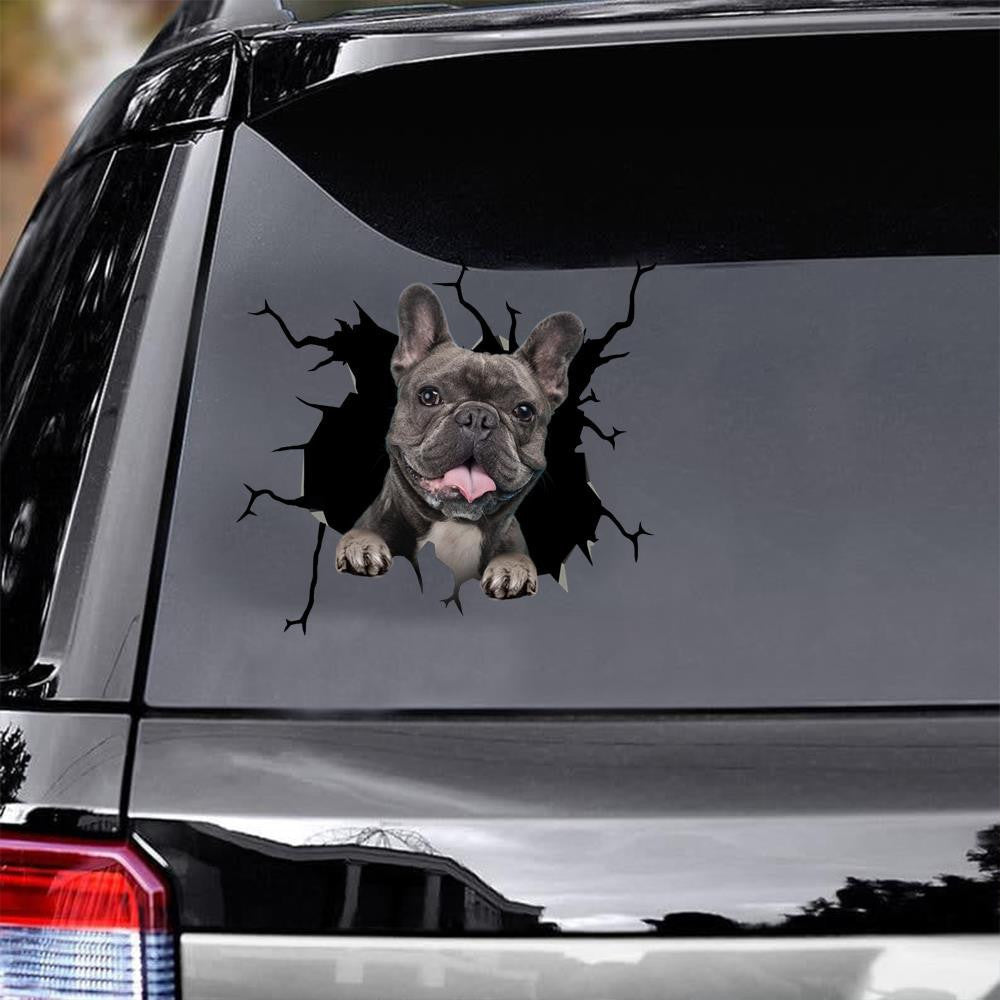 Pitbull Dog Breeds Dogs Cute Sticker, Car Decal For Window & Bumper