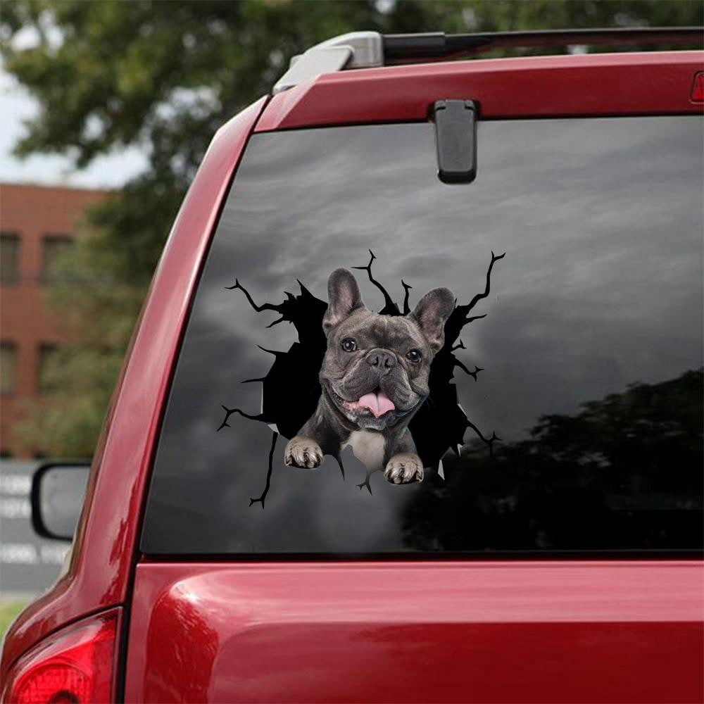 Pitbull Dog Breeds Dogs Cute Sticker, Car Decal For Window & Bumper