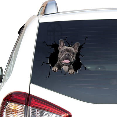Pitbull Dog Breeds Dogs Cute Sticker, Car Decal For Window & Bumper