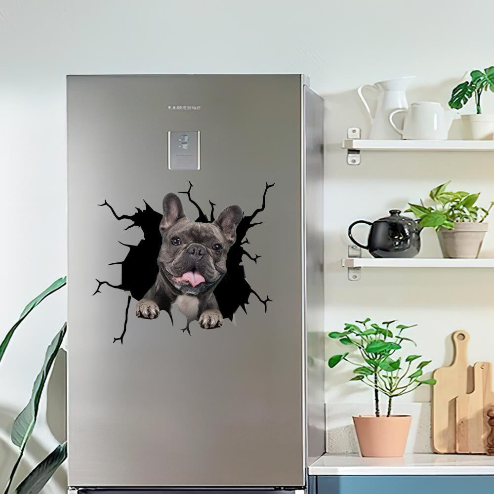 Pitbull Dog Breeds Dogs Cute Sticker, Car Decal For Window & Bumper