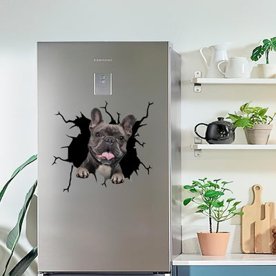 Pitbull Dog Breeds Dogs Cute Sticker, Car Decal For Window & Bumper