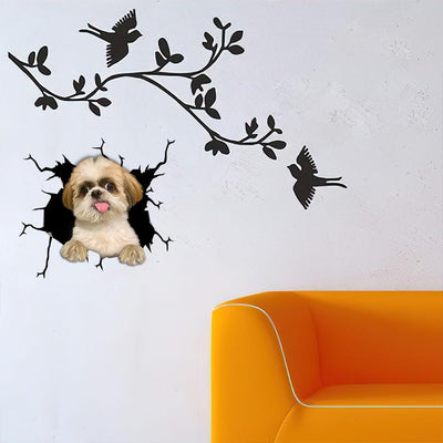 Shih Tzu Dog Breeds Dogs Decal, Car Sticker For Window & Bumper