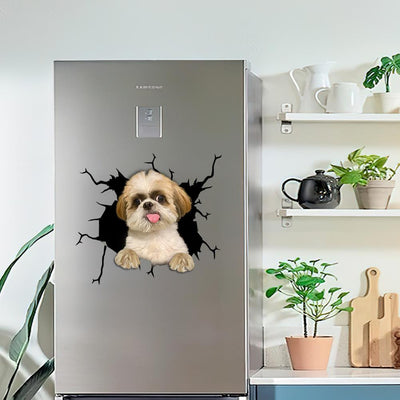 Shih Tzu Dog Breeds Dogs Decal, Car Sticker For Window & Bumper