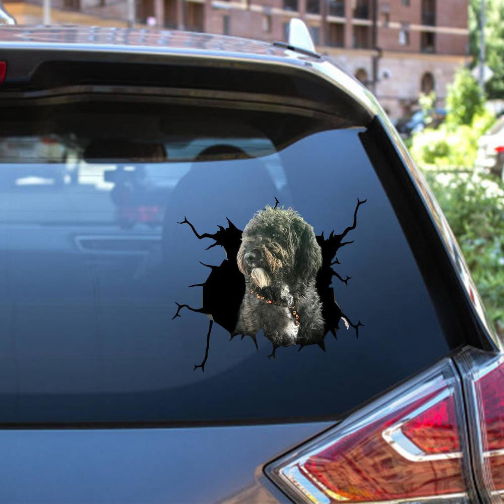Toy Poodle Dog Breeds Dogs Decal, Car Sticker For Window & Bumper