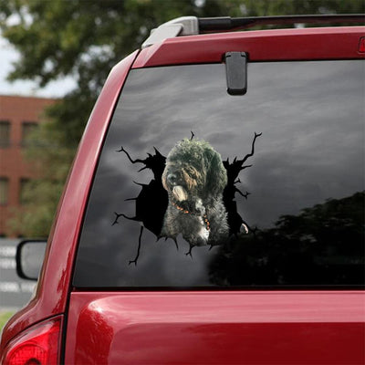 Toy Poodle Dog Breeds Dogs Decal, Car Sticker For Window & Bumper