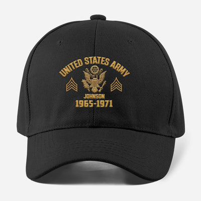 Customized U.S Veteran – Embroidered Classic Cap - Total