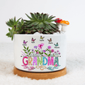 Custom Grandma Plant Pot, Gigi Plant Pot, Personalized Gifts, Gifts for Grandma Gardener with Custom Nickname, Custom Nana Mimi Plant Pot