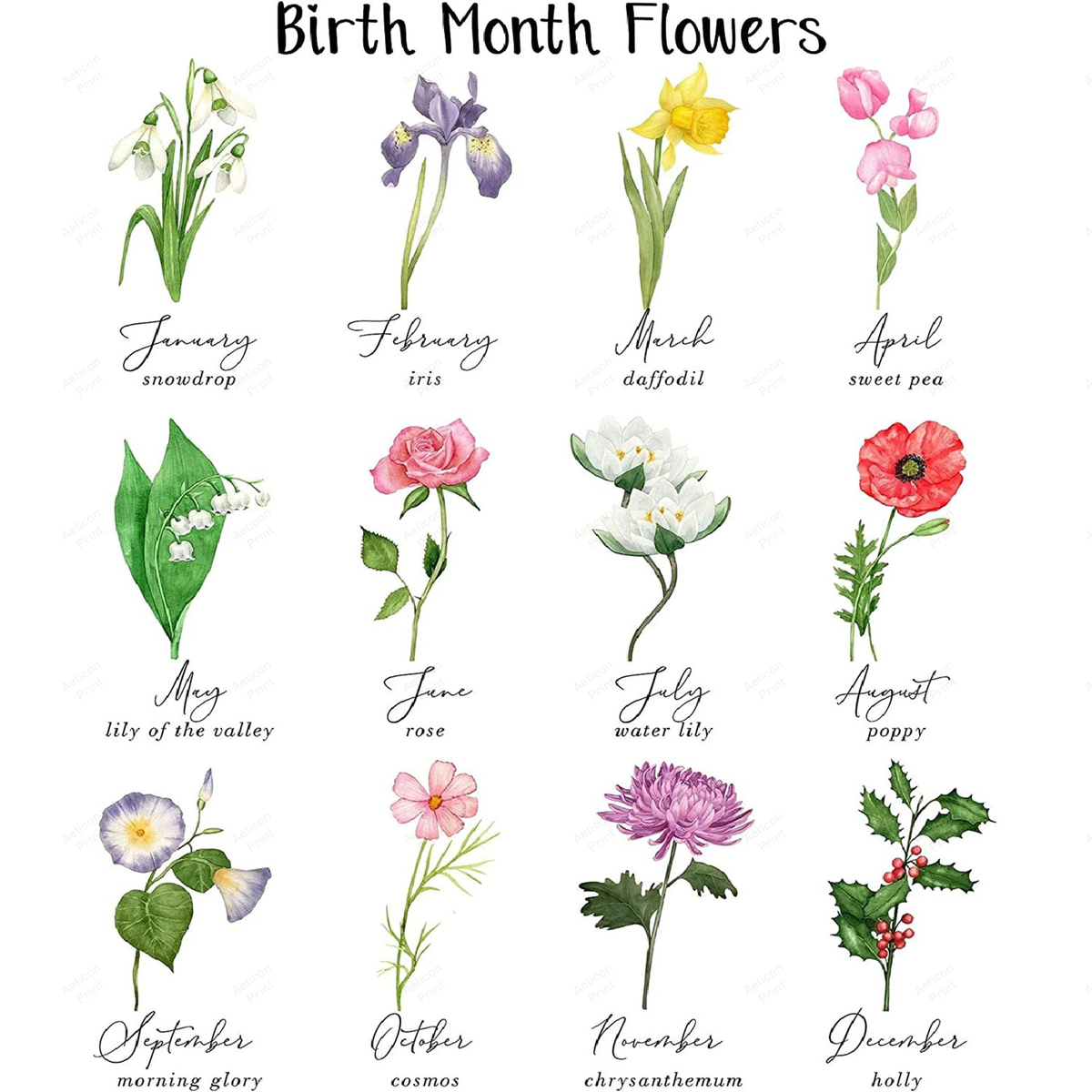 Personalized Grandma's Garden Love Grows Here Plant Pot, Birth Month Flower Pot, Window Decor Plant Pot, Gift For Grandma, Mother Day Gift
