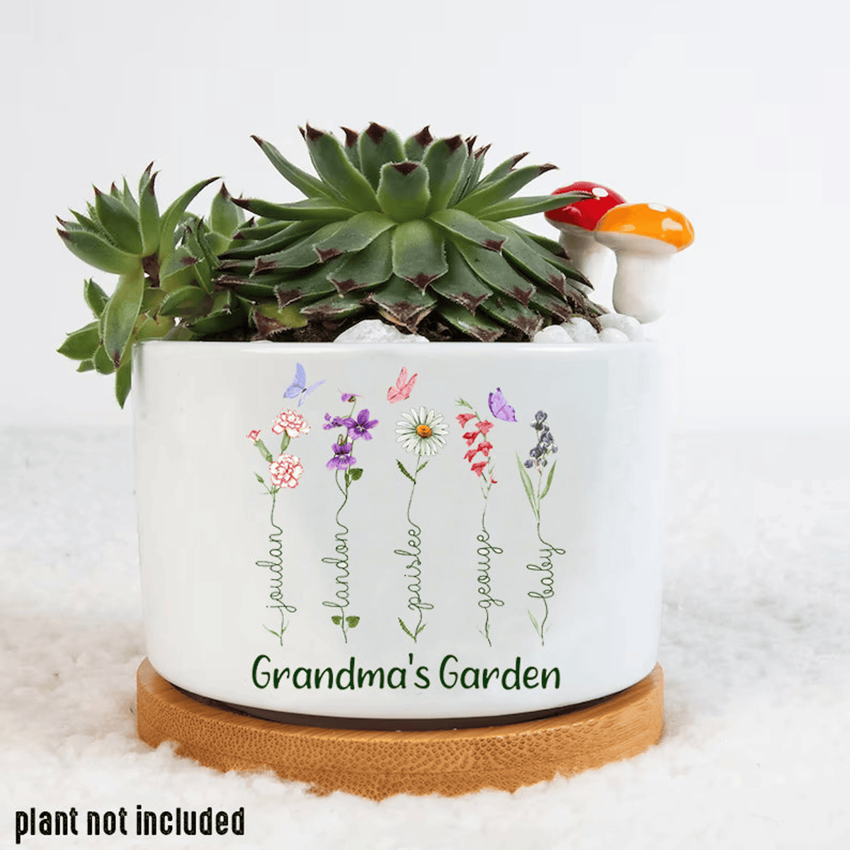 Personalized Name Garden Plant Pot, Custom Mom Flower Pot, Outdoor Flower Pot With Customized Name, Birthday Gift, Mothers Day Gift