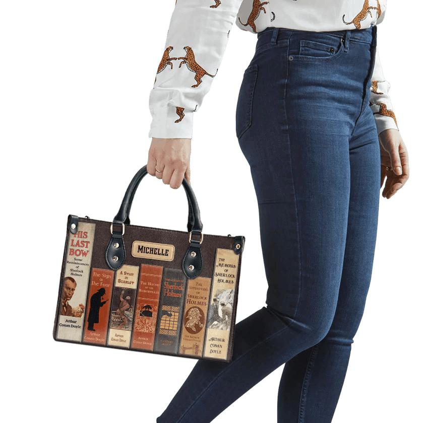 Custom Handbags for Women, Detective Inspired Designs by Arthur Conan Doyle | Libro Handbags