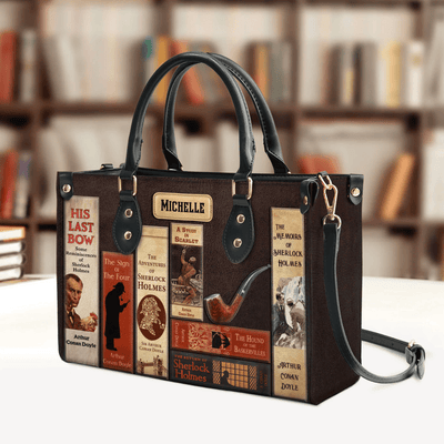 Custom Handbags for Women, Detective Inspired Designs by Arthur Conan Doyle | Libro Handbags
