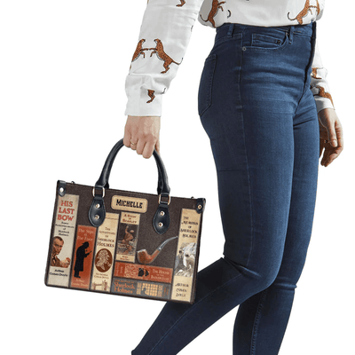 Custom Handbags for Women, Detective Inspired Designs by Arthur Conan Doyle | Libro Handbags