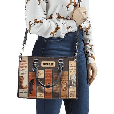 Custom Handbags for Women, Detective Inspired Designs by Arthur Conan Doyle | Libro Handbags