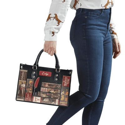 Custom Libro Handbags, Unique Shakespearean Customization, Personalized Gifts for the Ultimate Shakespeare Lover, Leather Handbags