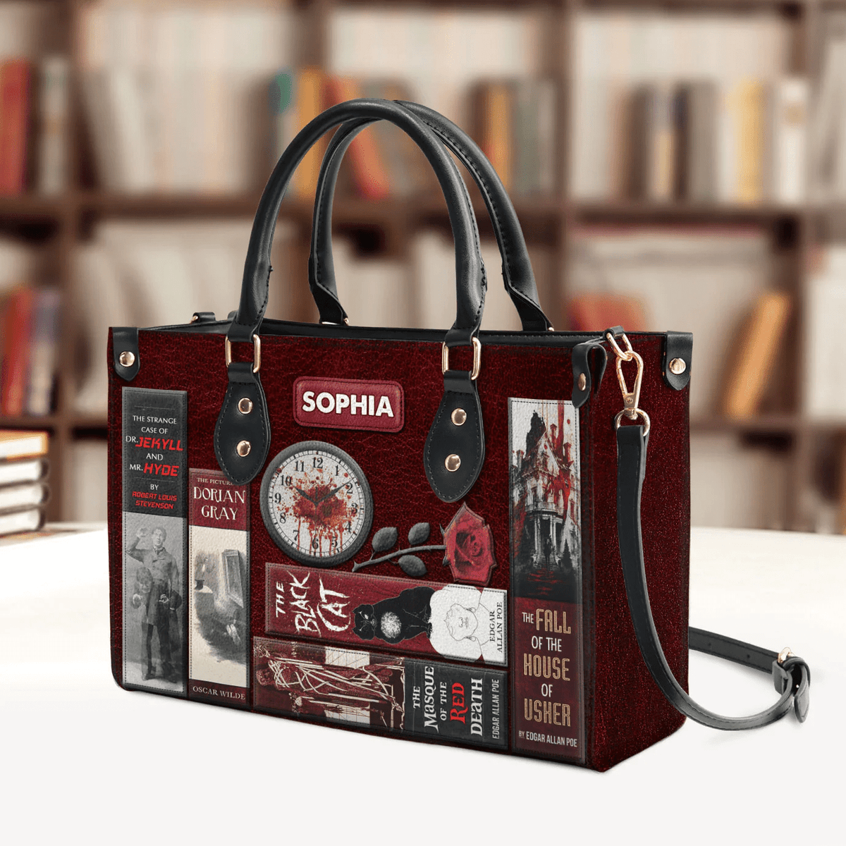 Custom Libro Handbags, Embrace Horror with Libro Handbags, Exquisite Leather Bags For Women