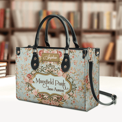 Personalized Handbags in Jane Austen Style, Elegant and Prejudice Inspired, Libro Handbags Customization
