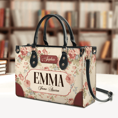 Personalized Handbags in Jane Austen Style, The Perfect Leather Bag Gift for Women | Libro Handbags Customization