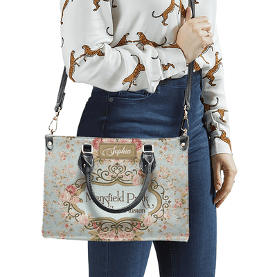 Personalized Handbags in Jane Austen Style, Elegant and Prejudice Inspired, Libro Handbags Customization