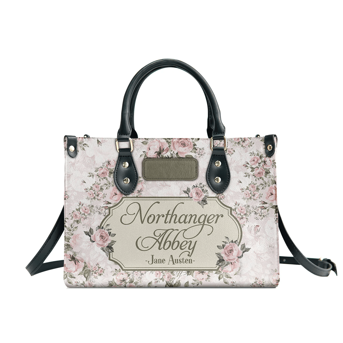 Personalized Handbags in Jane Austen Style, Leather Bag Gift for Women, Libro Handbags Customization