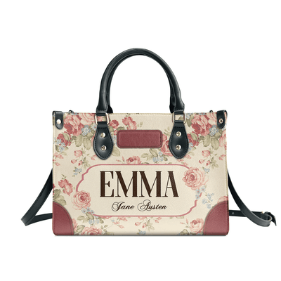 Personalized Handbags in Jane Austen Style, The Perfect Leather Bag Gift for Women | Libro Handbags Customization