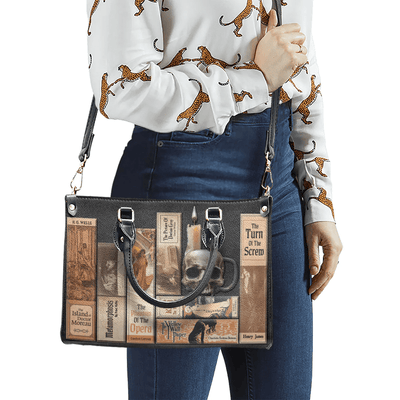 Custom Libro Handbags, Horror-inspired Libro Handbag, Custom Libro Handbags for Women