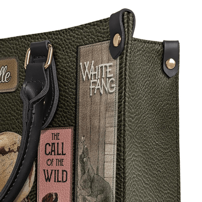 Personalized Handbags for Adventure Books Lovers, Custom Libro Handbags, The Leather Bag For Women