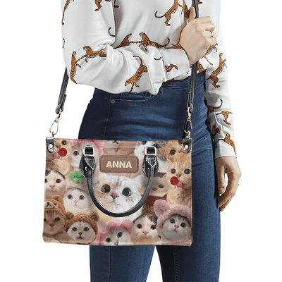 Custom Libro Handbag, Pesonalized your cat on Libro Bag, Leather Handbag for Women