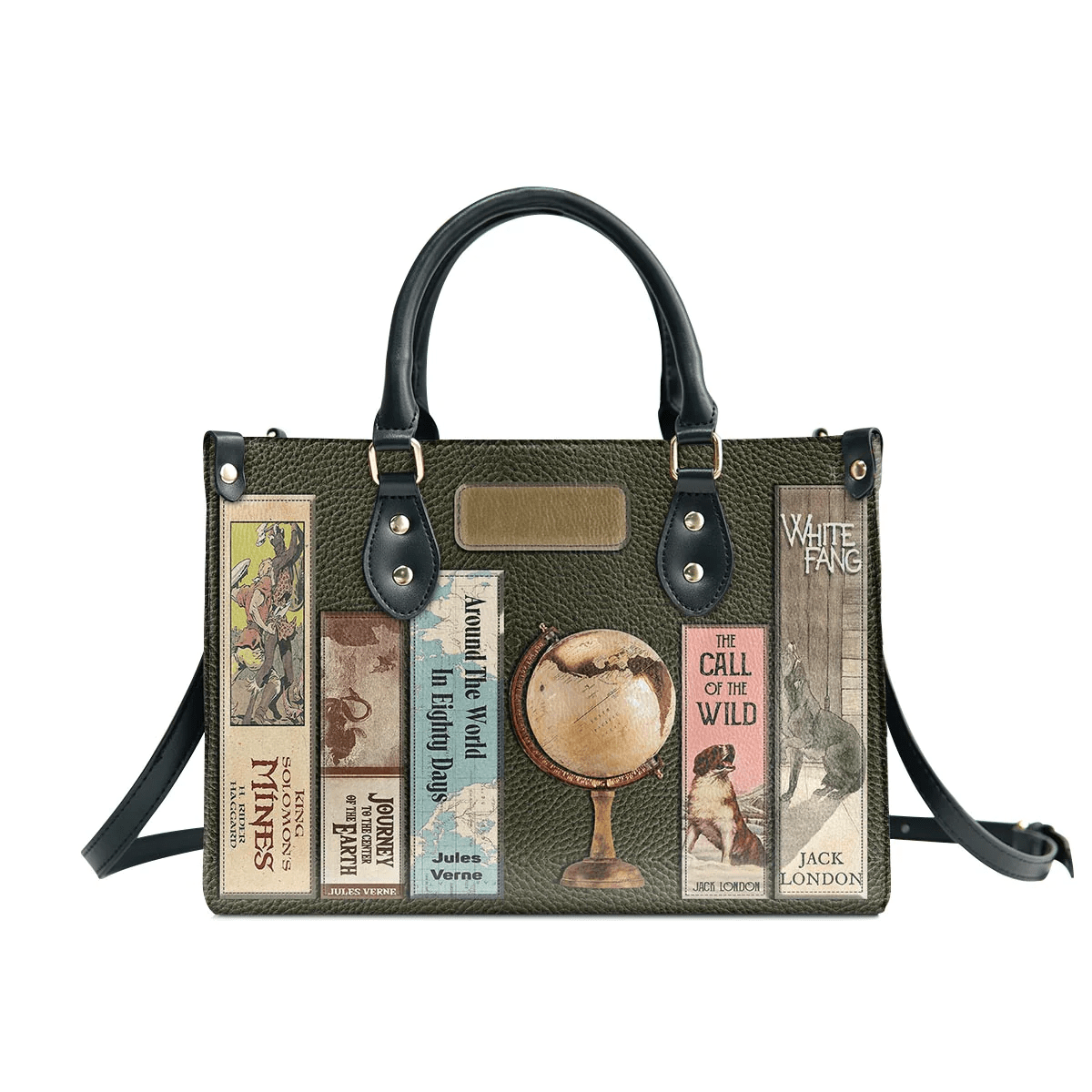 Personalized Handbags for Adventure Books Lovers, Custom Libro Handbags, The Leather Bag For Women