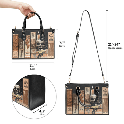 Custom Libro Handbags, Horror-inspired Libro Handbag, Custom Libro Handbags for Women