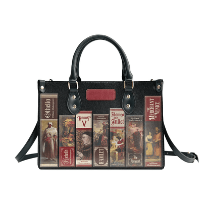 Custom Libro Handbags, Unique Shakespearean Customization, Personalized Gifts for the Ultimate Shakespeare Lover