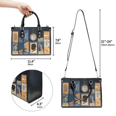 Libro Handbags, Timeless Elegance of Francis Scott Key Fitzgerald,The Perfect Leather Bag Gift for Women