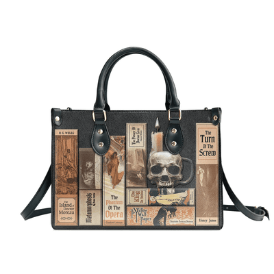 Custom Libro Handbags, Horror-inspired Libro Handbag, Custom Libro Handbags for Women