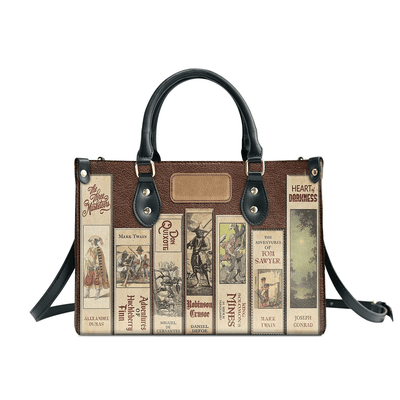 Personalized Handbags for Adventure Book Lovers, The Perfect Leather Bag Gift, Leather Bags