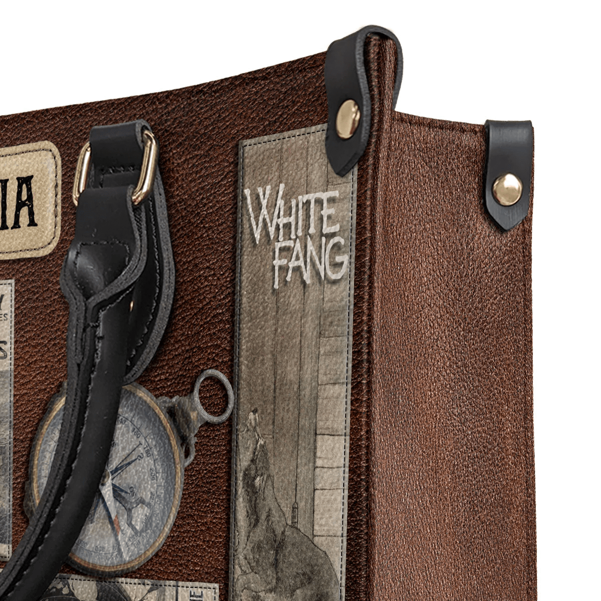 Personalized Handbags for Adventure Book Lovers, Custom Libro Handbags,The Perfect Leather Bag for Women
