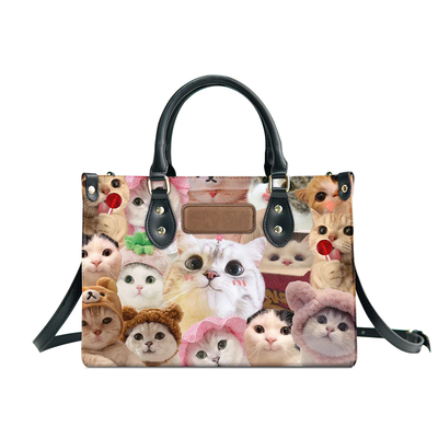 Custom Libro Handbag, Pesonalized your cat on Libro Bag, Leather Handbag for Women