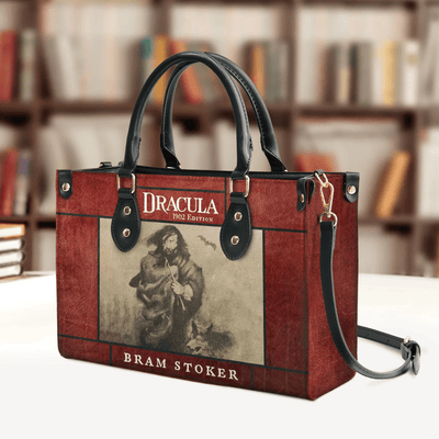 Custom Libro Handbags: Personalized Leather Bag Gift Inspired by Bram Stoker, Leather Bag Gift