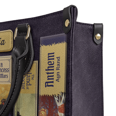 Personalized Handbags, Leather Bags, Custom Handbags Libro, The Perfect Gift for Women Sci-Fi Lovers