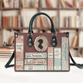 Personalized Handbags in Jane Austen Style: Pride and Prejudice Inspired - The Perfect Leather Bag Gift for Women
