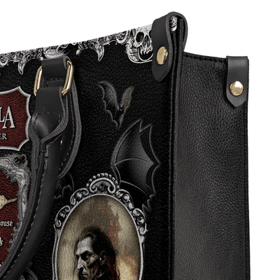 Leather Handbag, Honor the Legacy: Leather Bags for Bram Stoker Lovers ,Women's Shoulder Bag, Shopping Bag