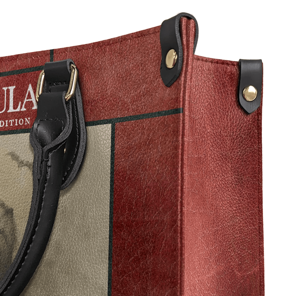 Custom Libro Handbags: Personalized Leather Bag Gift Inspired by Bram Stoker, Leather Bag Gift