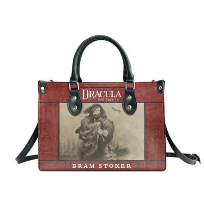 Custom Libro Handbags: Personalized Leather Bag Gift Inspired by Bram Stoker, Leather Bag Gift
